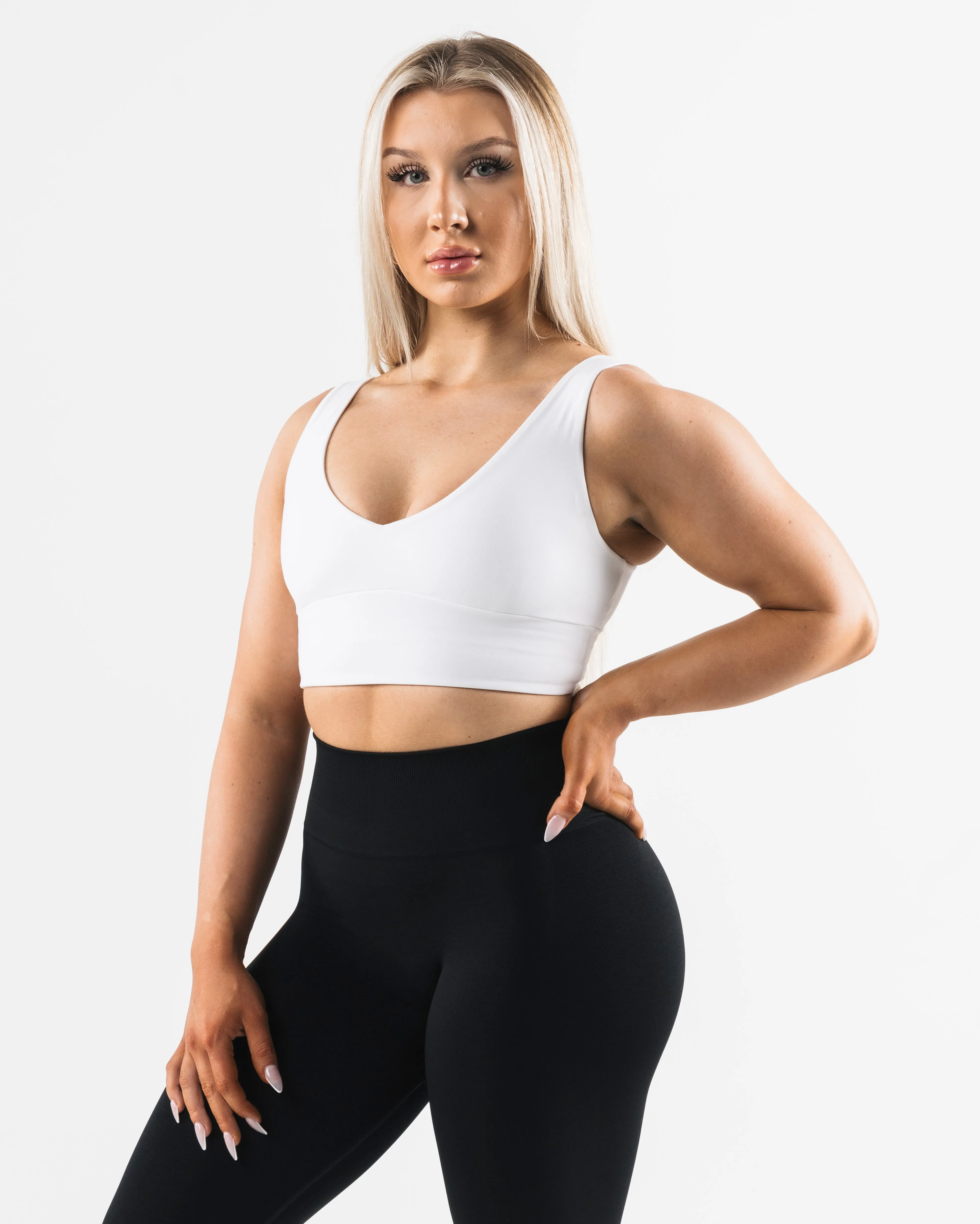 Celeste Bra A/B Cup - White Wear alone seams