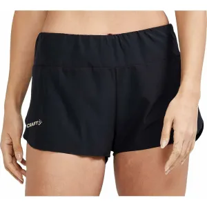 Workwear quick-drying Craft PRO Hypervent Split Womens Running Shorts - Black