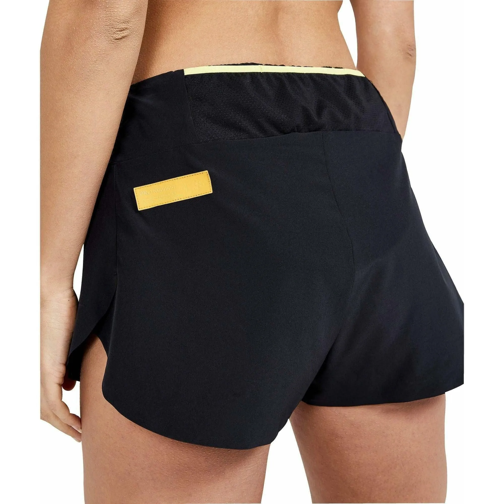 Clean Lines Craft PRO Hypervent Split Womens Running Shorts - Black