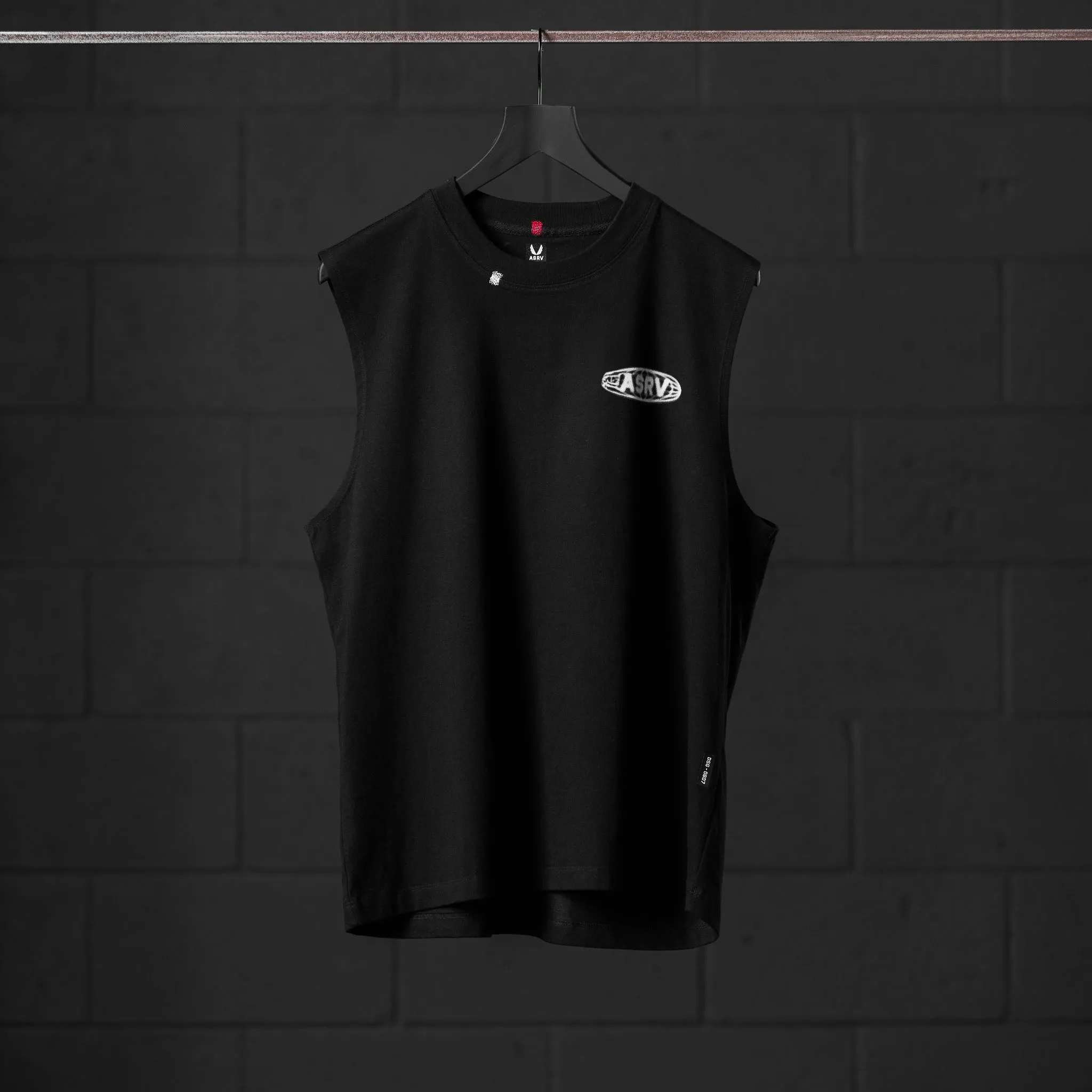 high - power Elasticated Cuffs 0807. Tech Essential? Relaxed Cutoff - Black "Global Reach"