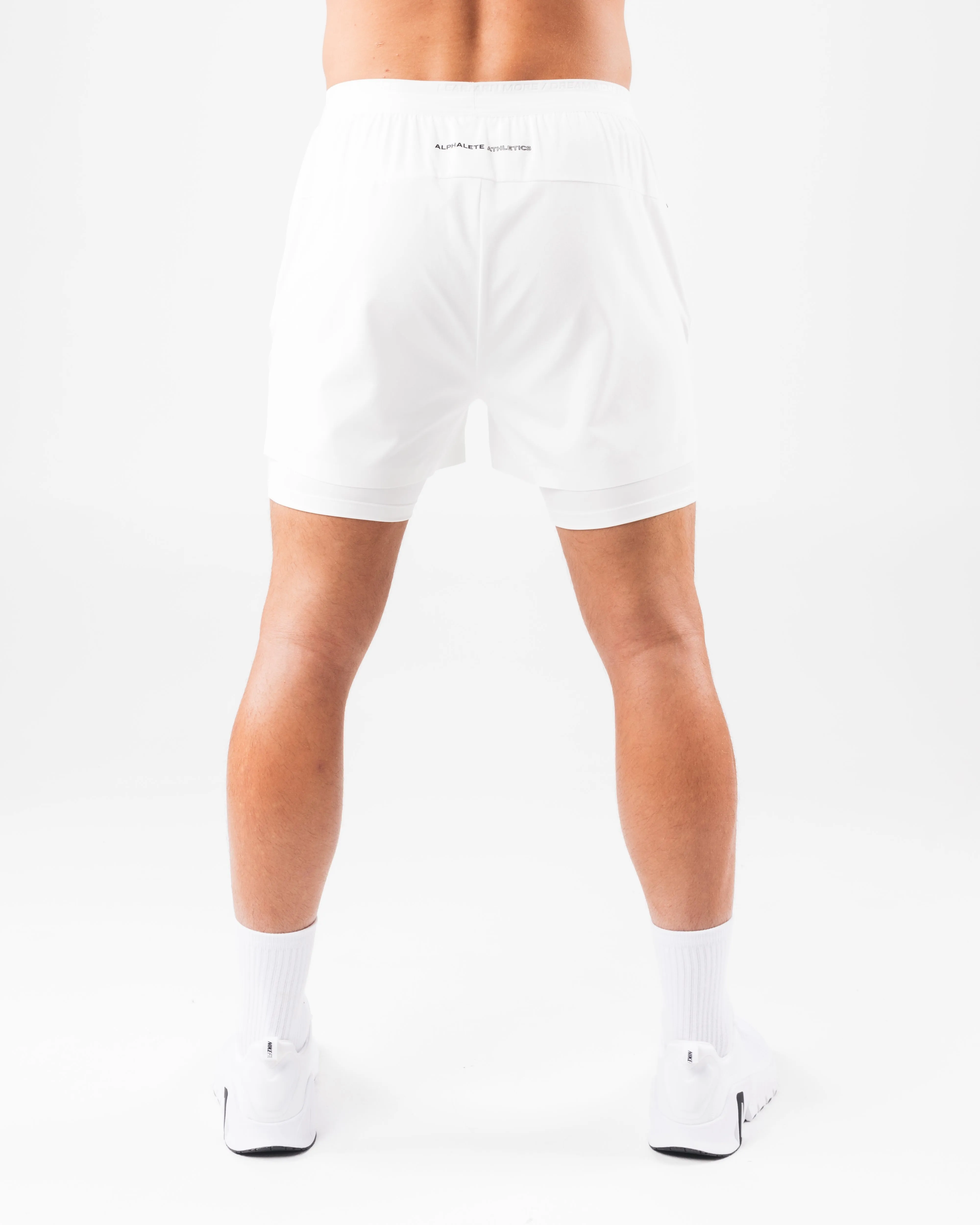 Soft Lining Elite Swift Short 5" - White