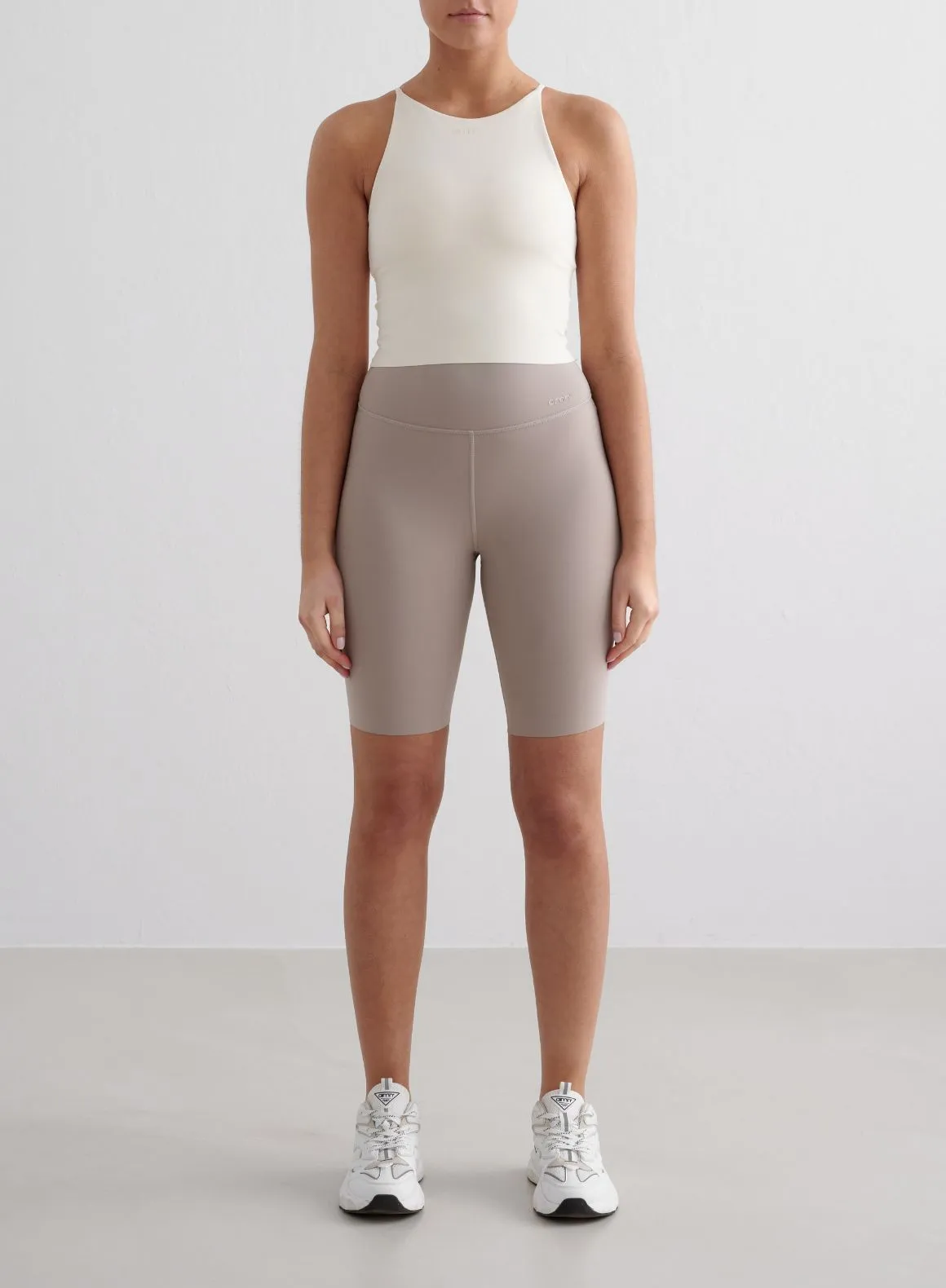 Dark Clay Sense Biker Shorts Glide On Mobility Cut