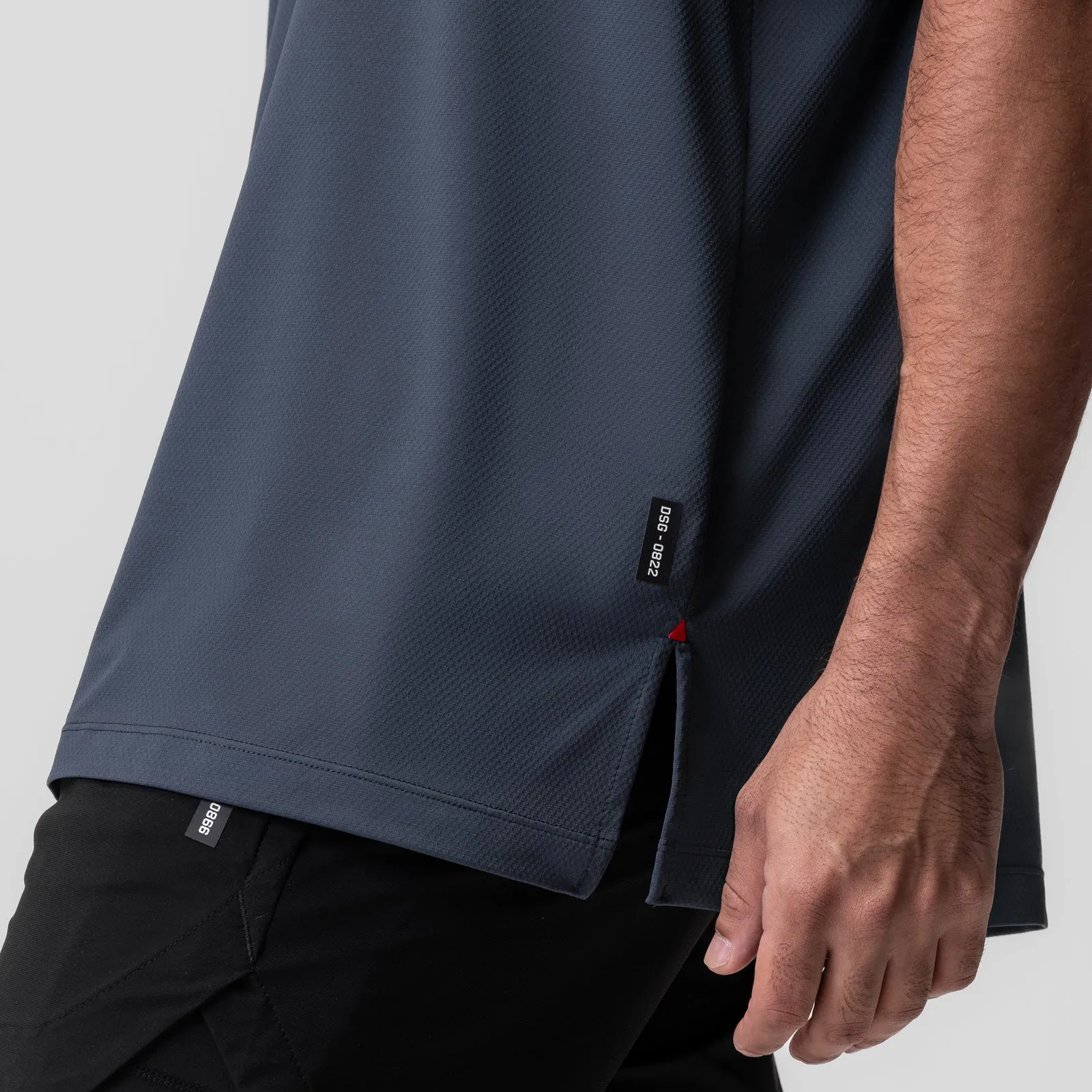 0822. AeroSilver? Oversized Tee - Navy Weekend Wear