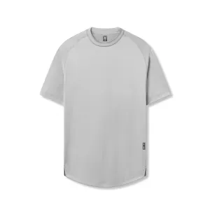 0660. AeroSilver? Established Tee - Slate Grey Limited Edition Geometric Pattern