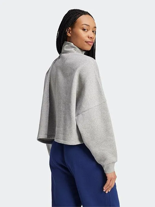 Eco Conscious Material City Smart Essentials 1/2 Zip Fleece Sweatshirt