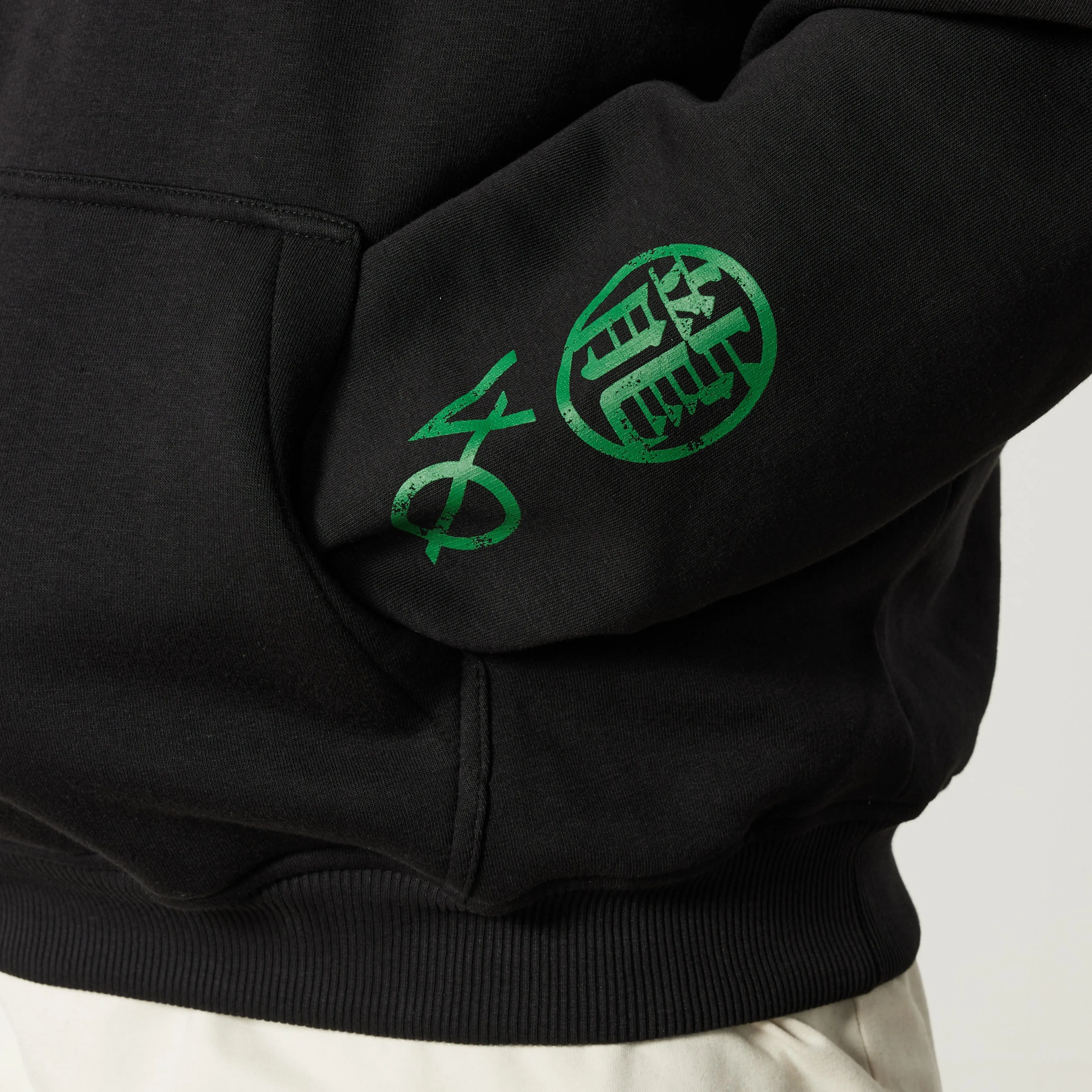 Designer Touch microfiber Vanquish DBZ Shenron Black Oversized Pullover Hoodie
