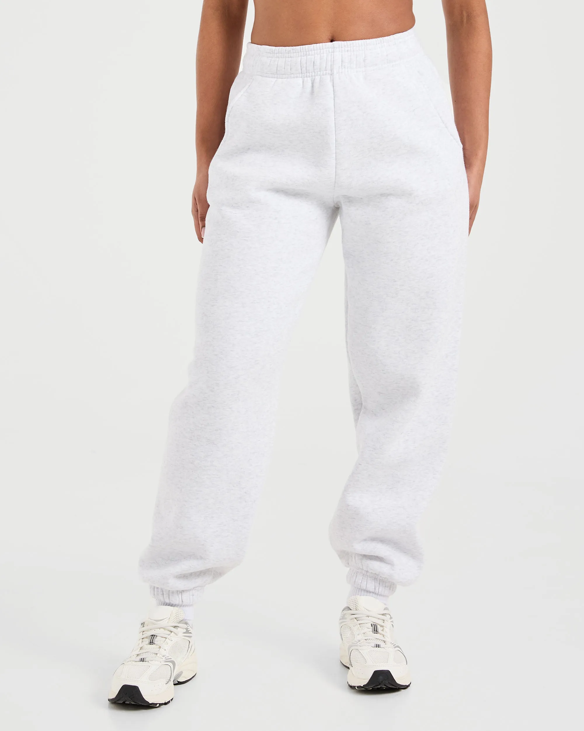 Wire Free Design Classic Plush Oversized Joggers - Heather Grey All-Day Fabric Smooth Lining