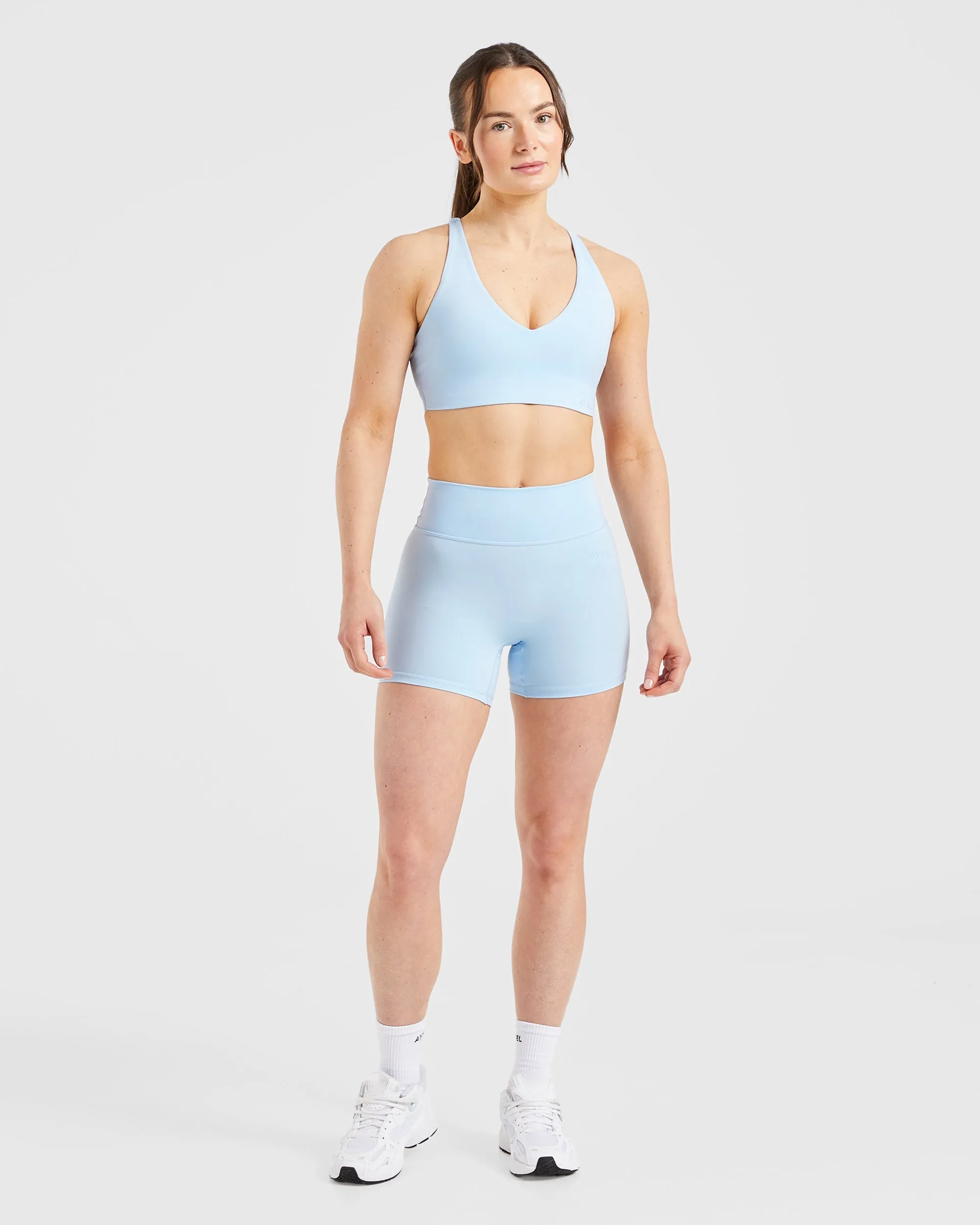 Staple Sports Bra - Pastel Blue Soft Band Classic Colors