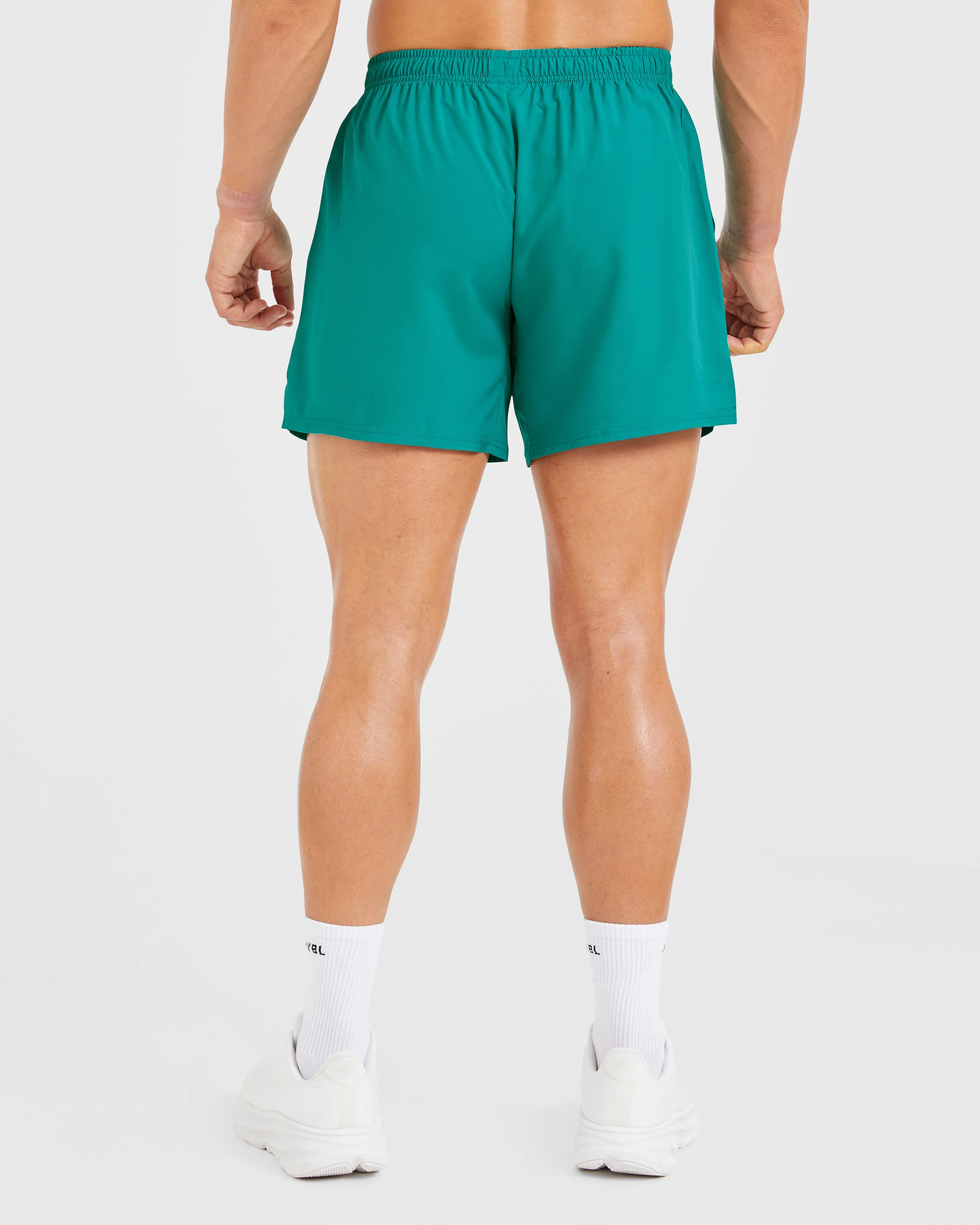 Core 5" Shorts - Teal vacation look