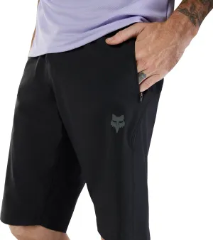 Daily Layer Fox Ranger Lined Mens Cycling Shorts - Black