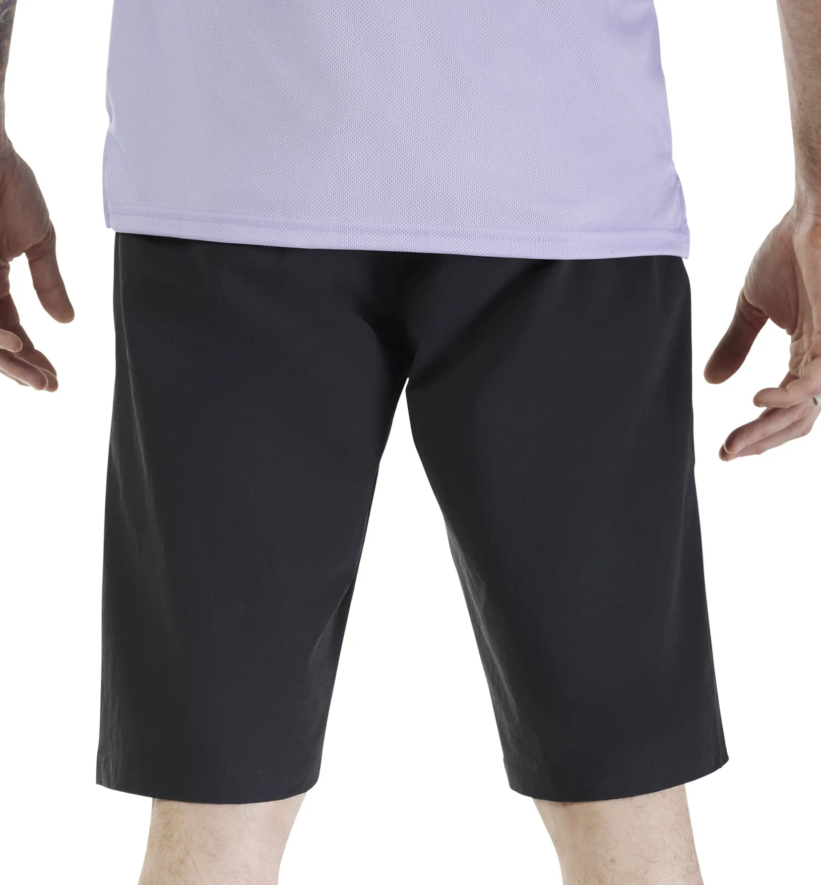 Style Choice Fox Ranger Lined Mens Cycling Shorts - Black