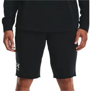 athletic clothing corduroy shorts Under Armour Rival Terry Mens Training Shorts - Black