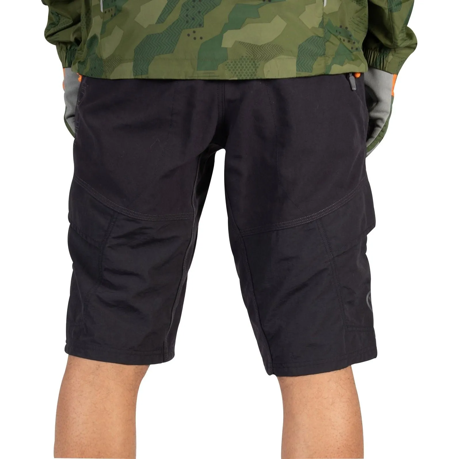 anti slip grip Endura Hummvee Mens Baggy Cycling Shorts With Liner - Black