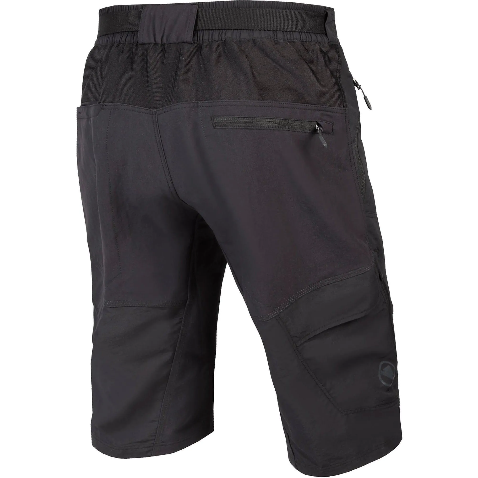 Lightweight Fabric Endura Hummvee Mens Baggy Cycling Shorts With Liner - Black