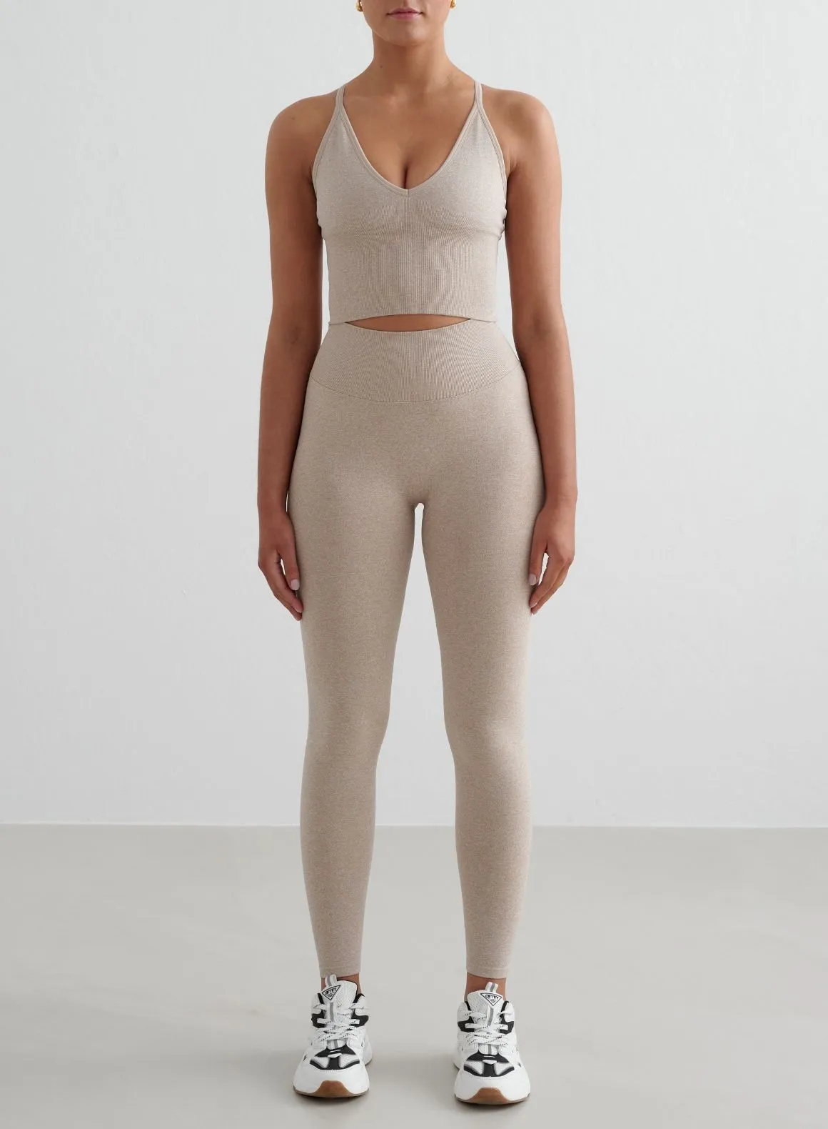 Freedom Move Beige Melange Shape Seamless Tights