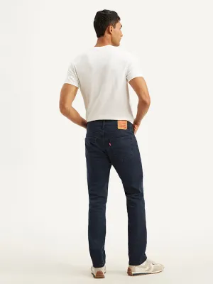 On-the-Go Look Weekend Warrior Elegant Men's 511 Dark Blue Slim Fit Mid Rise Jeans