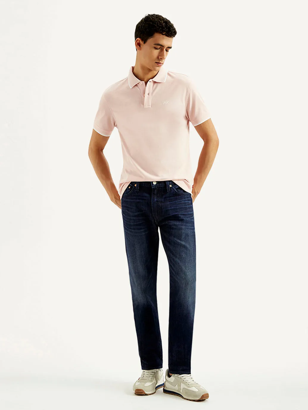 Stylish Daily Wear Parent Style Men's 511 Dark Blue Slim Fit Mid Rise Selvedge Jeans