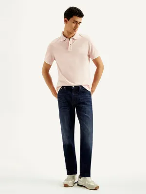 Stylish Daily Wear Parent Style Men's 511 Dark Blue Slim Fit Mid Rise Selvedge Jeans