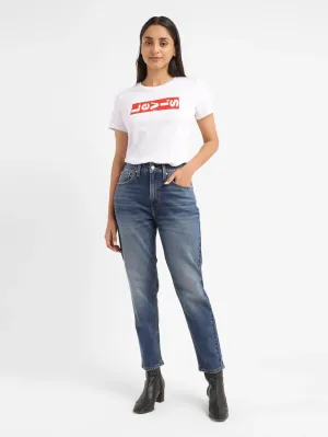 Daily Casual Party Look Weekend Warrior Women's Blue Bootcut Fit High Rise Jeans