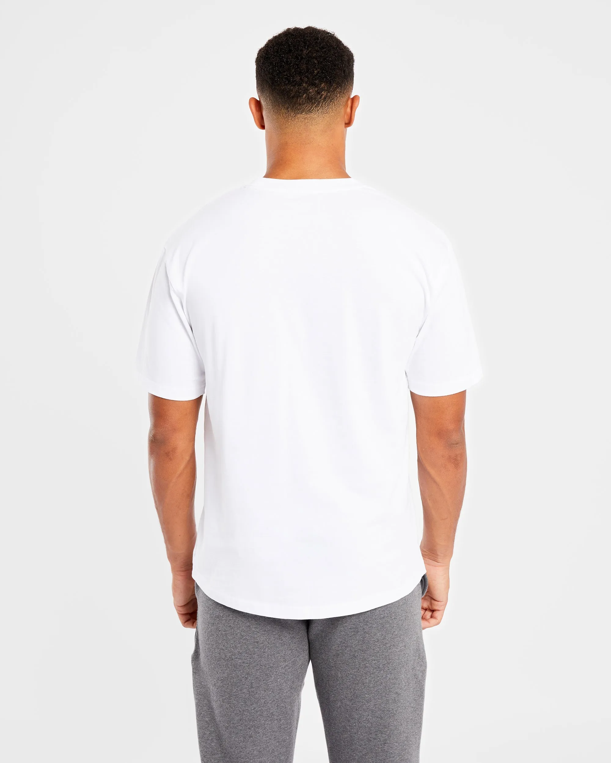 School spirit Minimalist Design Core T Shirt - White