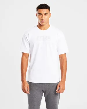 Core T Shirt - White Colorfast Material