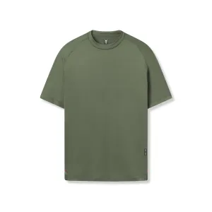 vacation wear 0918. AeroSilver? Fitted Tee - Olive