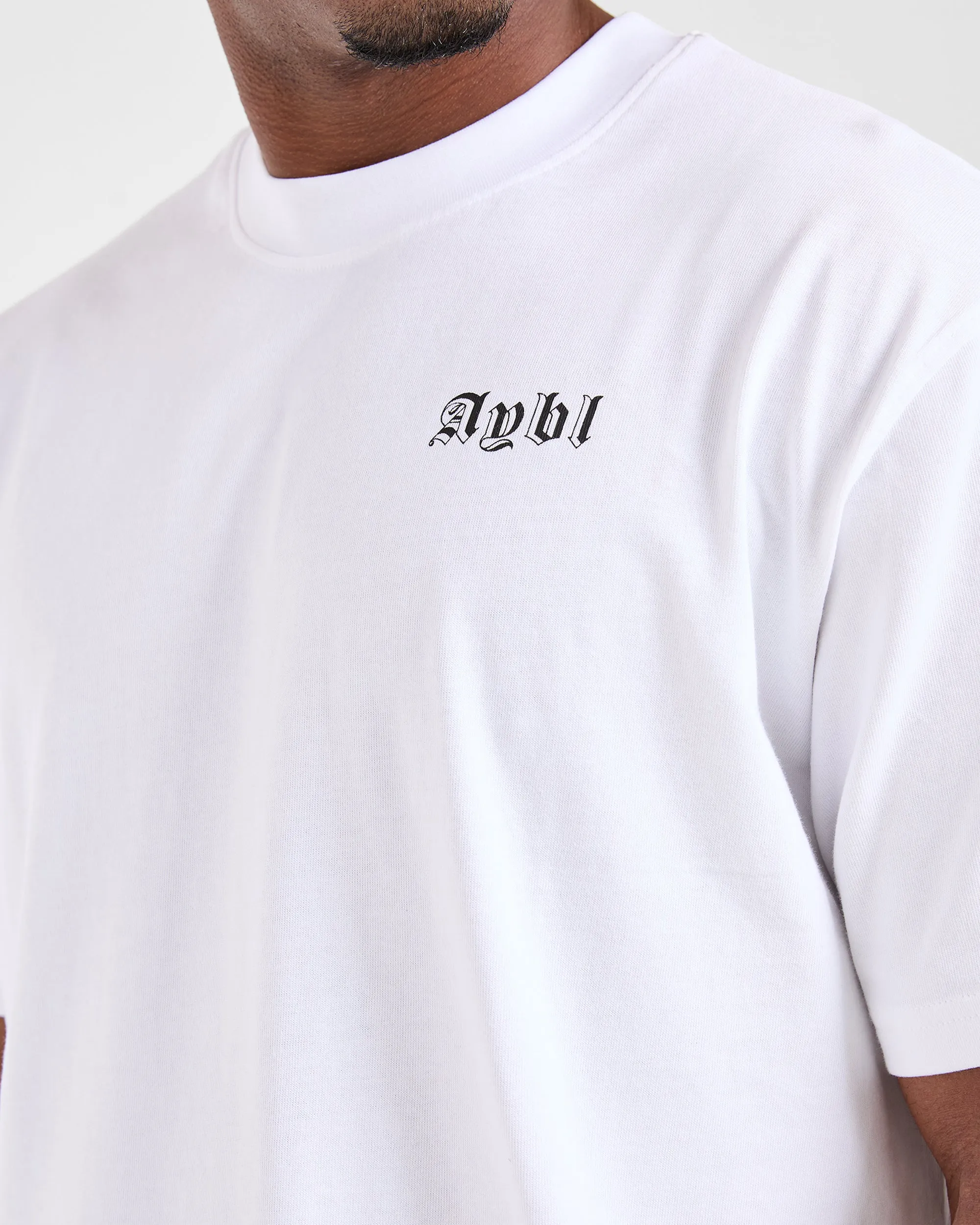 Mind of Steel Oversized T Shirt - White Seamless construction