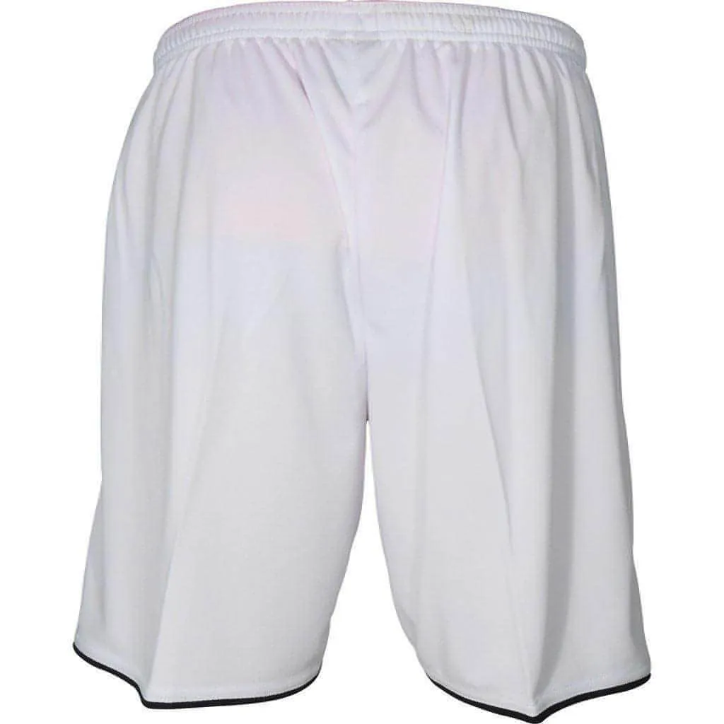 More Mile Premier Mens Football Shorts - White Blazer soft fit