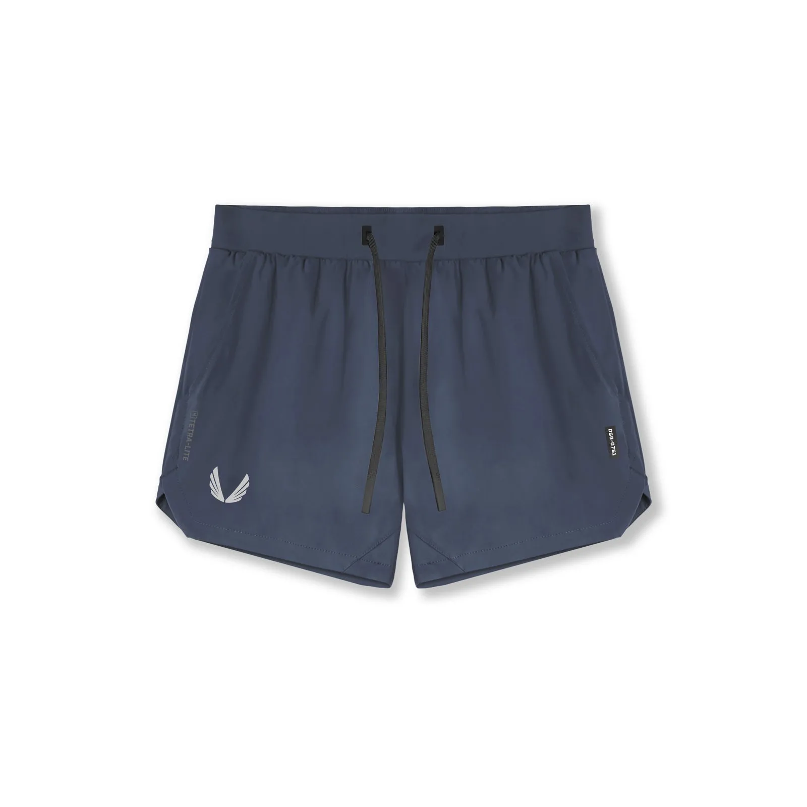 Seamless Waistband 0751. Tetra-Lite? 5" Linerless Short - Navy "Wings"