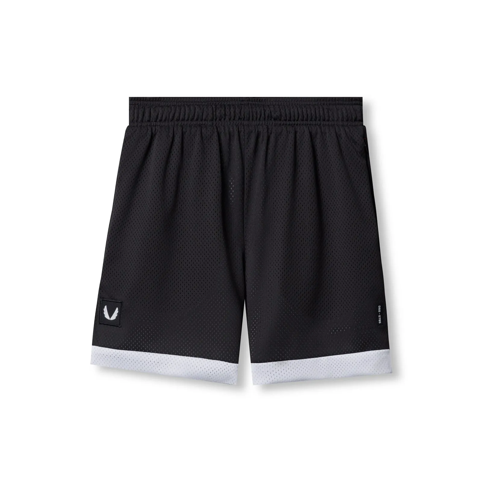 0795. SilverPlus? Mesh Reversible Short - Black/White Compression Support Layer