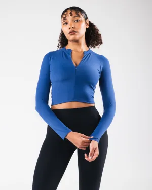 KDM LS Zip Bra - Reign Water-resistant seams