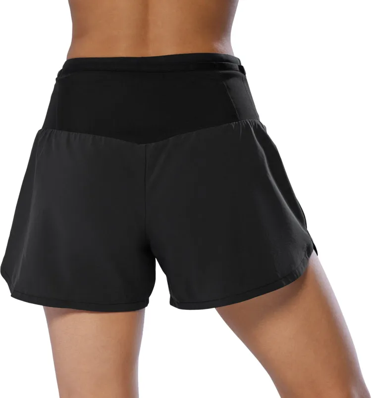 Mizuno Multi Pocket Womens Running Shorts - Black DoubleLayeredKnees Modern Aesthetic