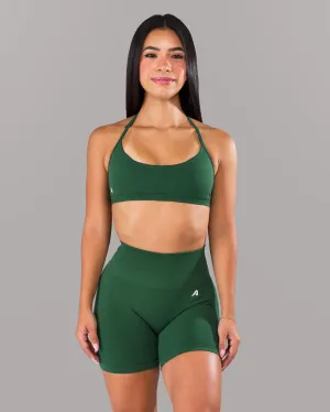 Stylish Amplify Minimal Bra - Court Green
