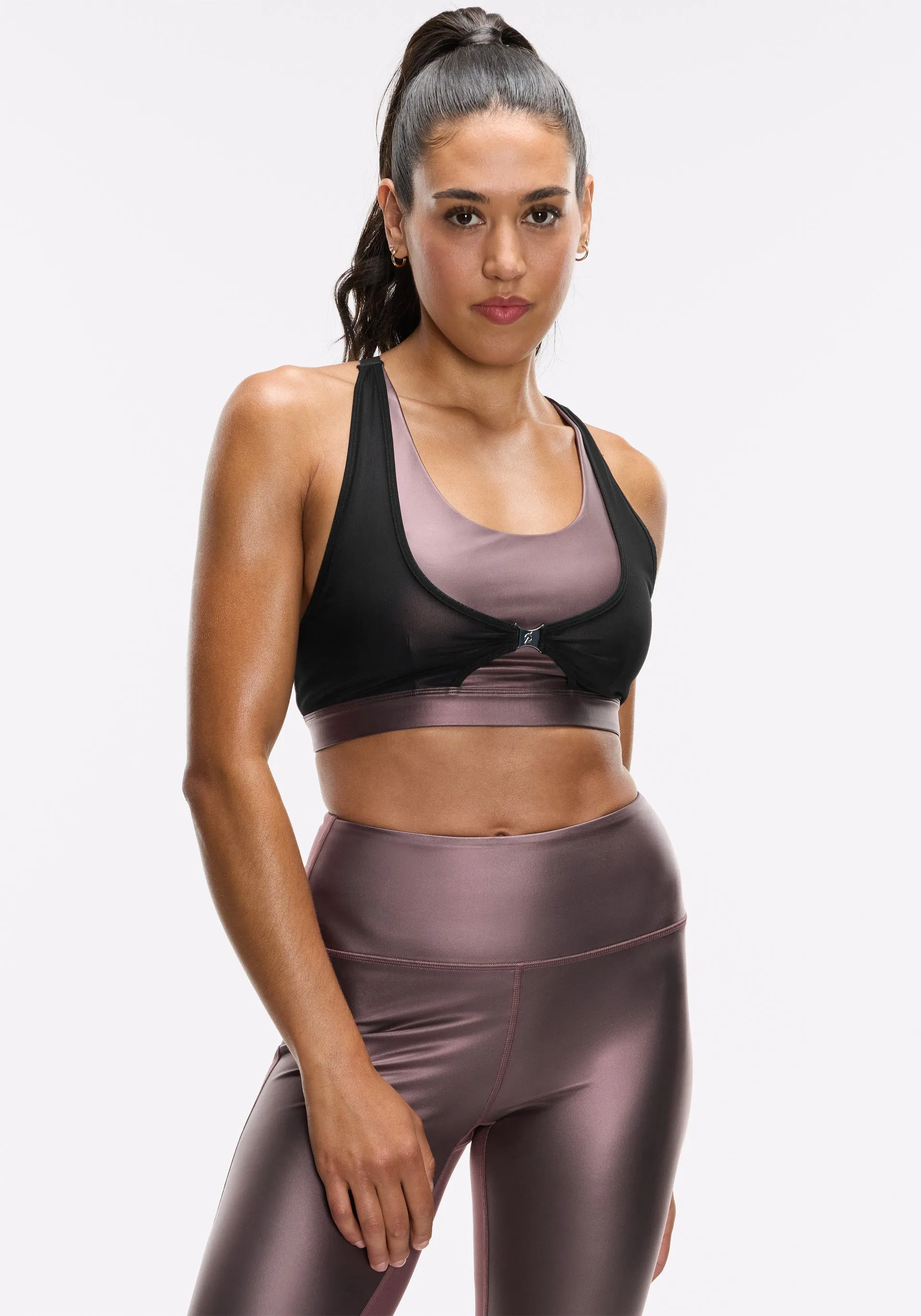 Mesh Sling Bra Plus size seams Comfortable Structure