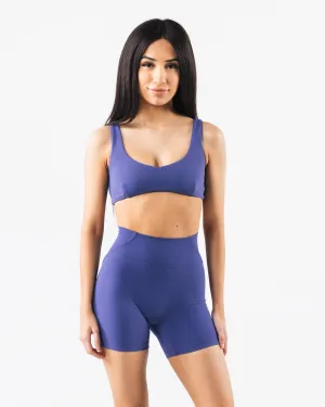 Drawstring closure seams Seamless Fabric Aura Sculpt Bra - Arctic Sky