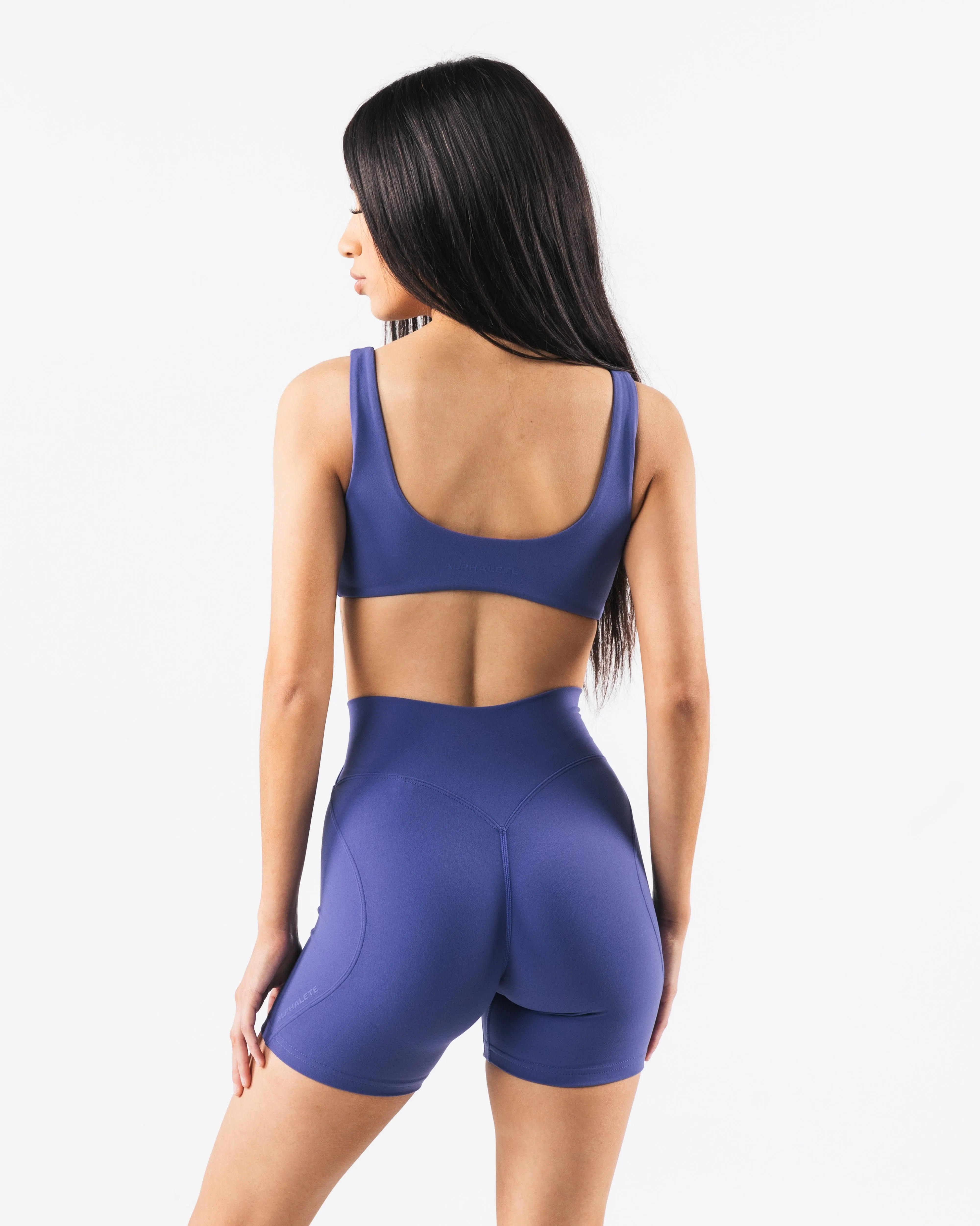 Loose Fit Decorated Aura Sculpt Bra - Arctic Sky