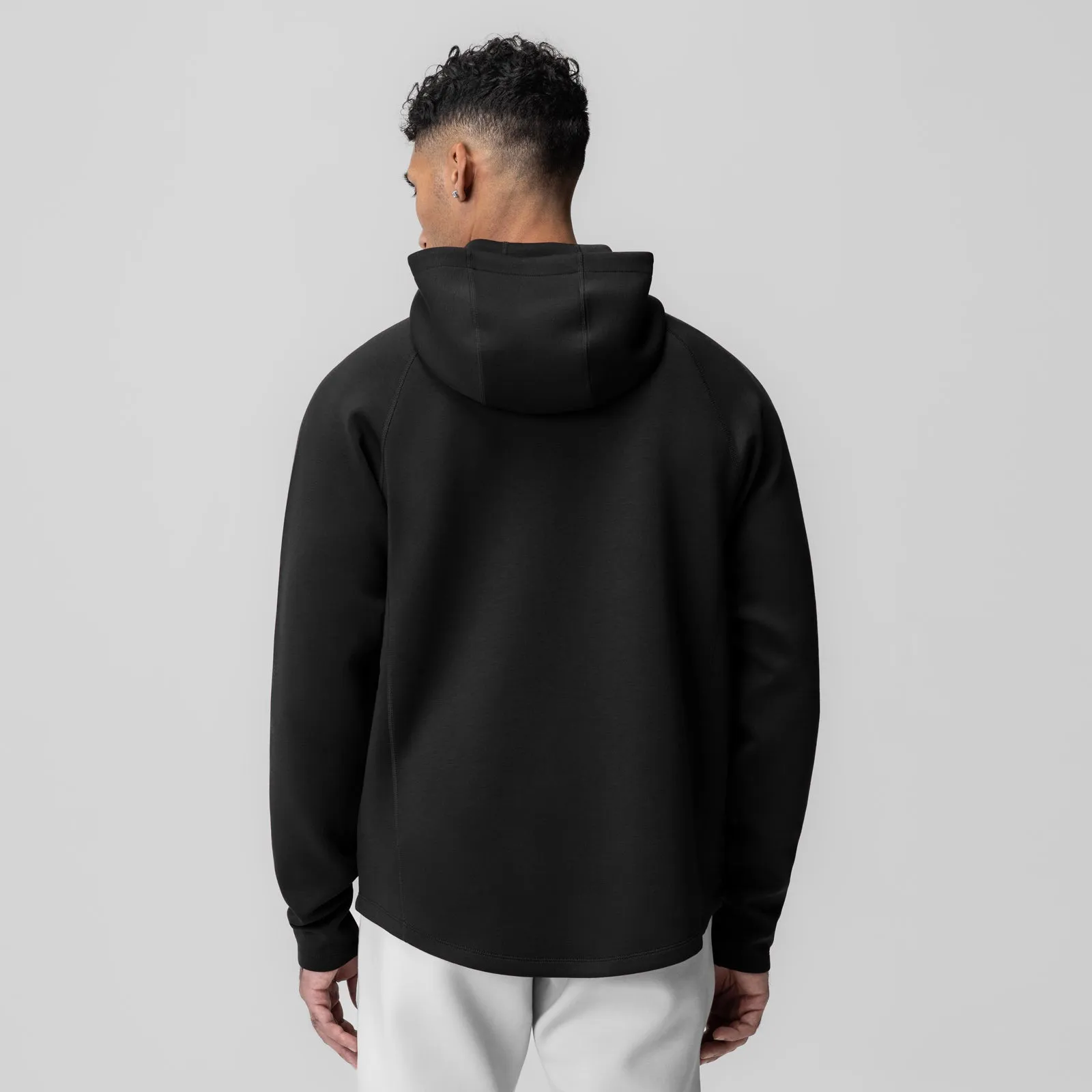 1023. Dri-Core? Zip Hoodie - Black crew neck