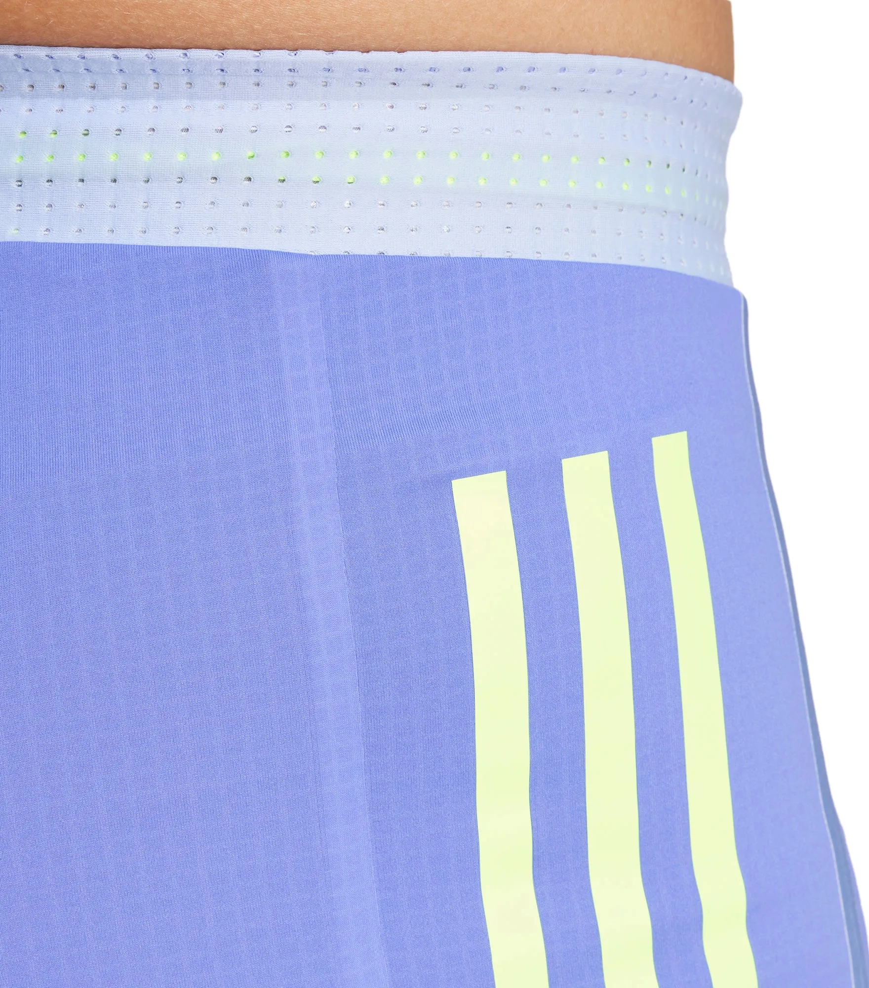 skin friendly adidas Adizero Promo Mens Short Running Tights - Blue