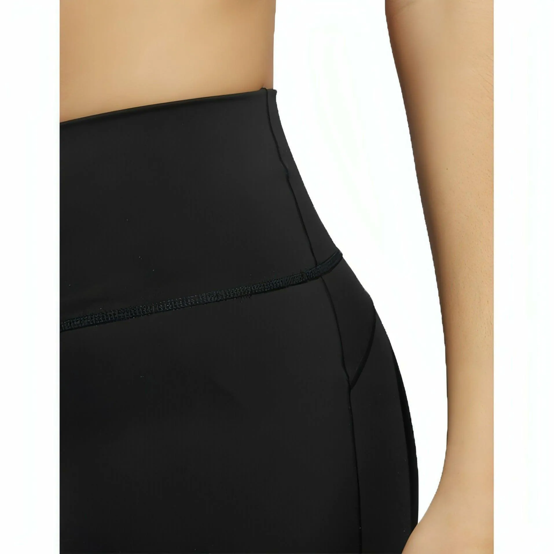 Wrinkle resistant fabric Travel Light adidas Believe This 2.0 Womens Short Running Tights - Black
