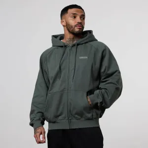 Vanquish Essential Forest Green Oversized Boxy Hoodie Anti Odor Style Feel