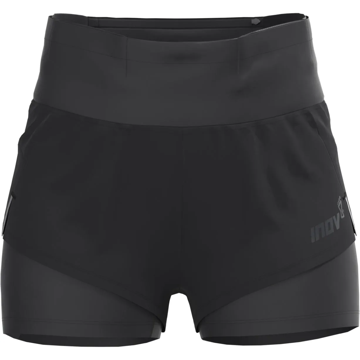 Travel Style Inov8 TrailFly Ultra 3 Inch 2 in 1 Womens Running Shorts - Black