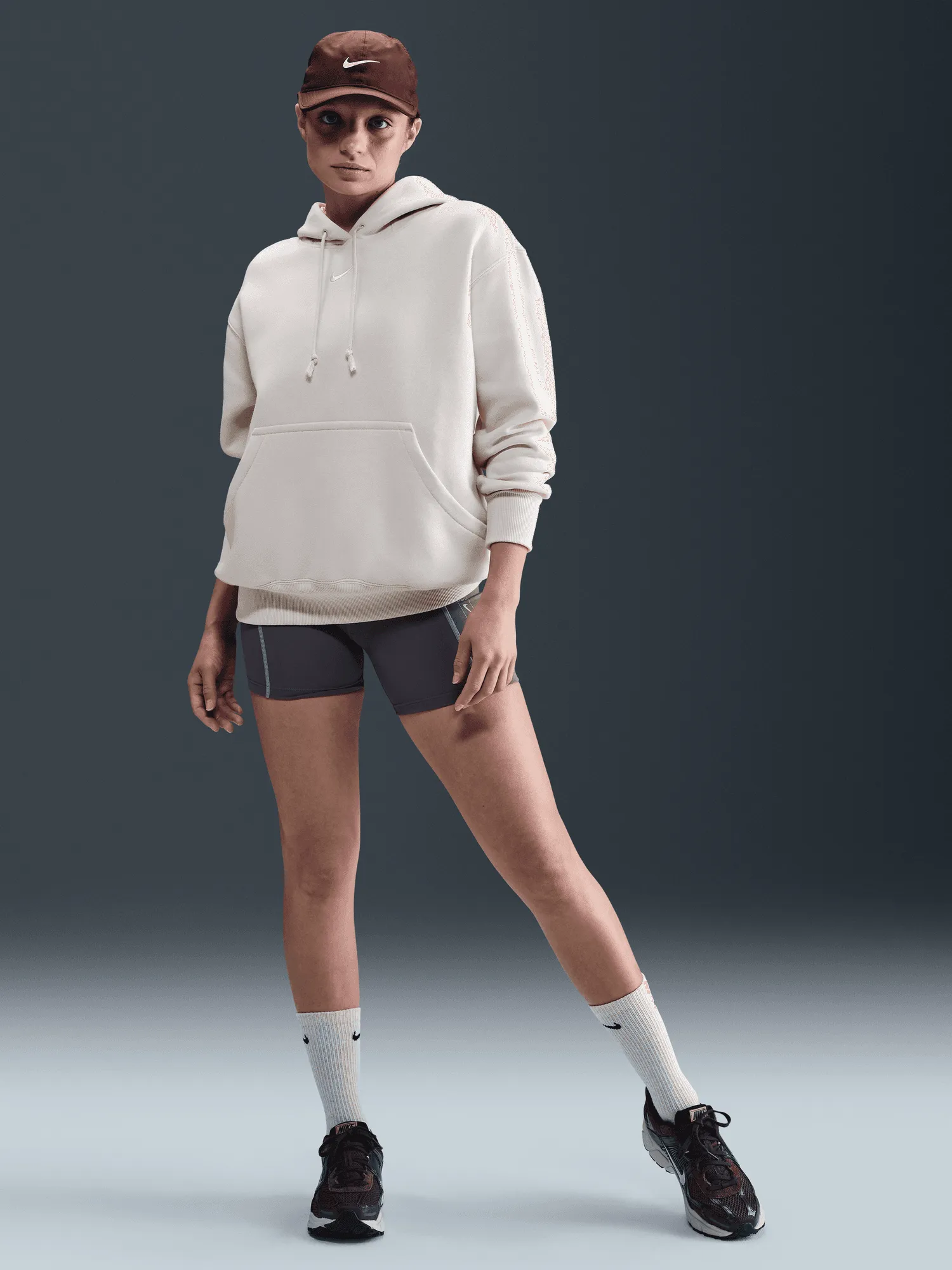 Minimalist Lifestyle Street Comfort Phoenix Fleece Oversized Pullover Hoodie