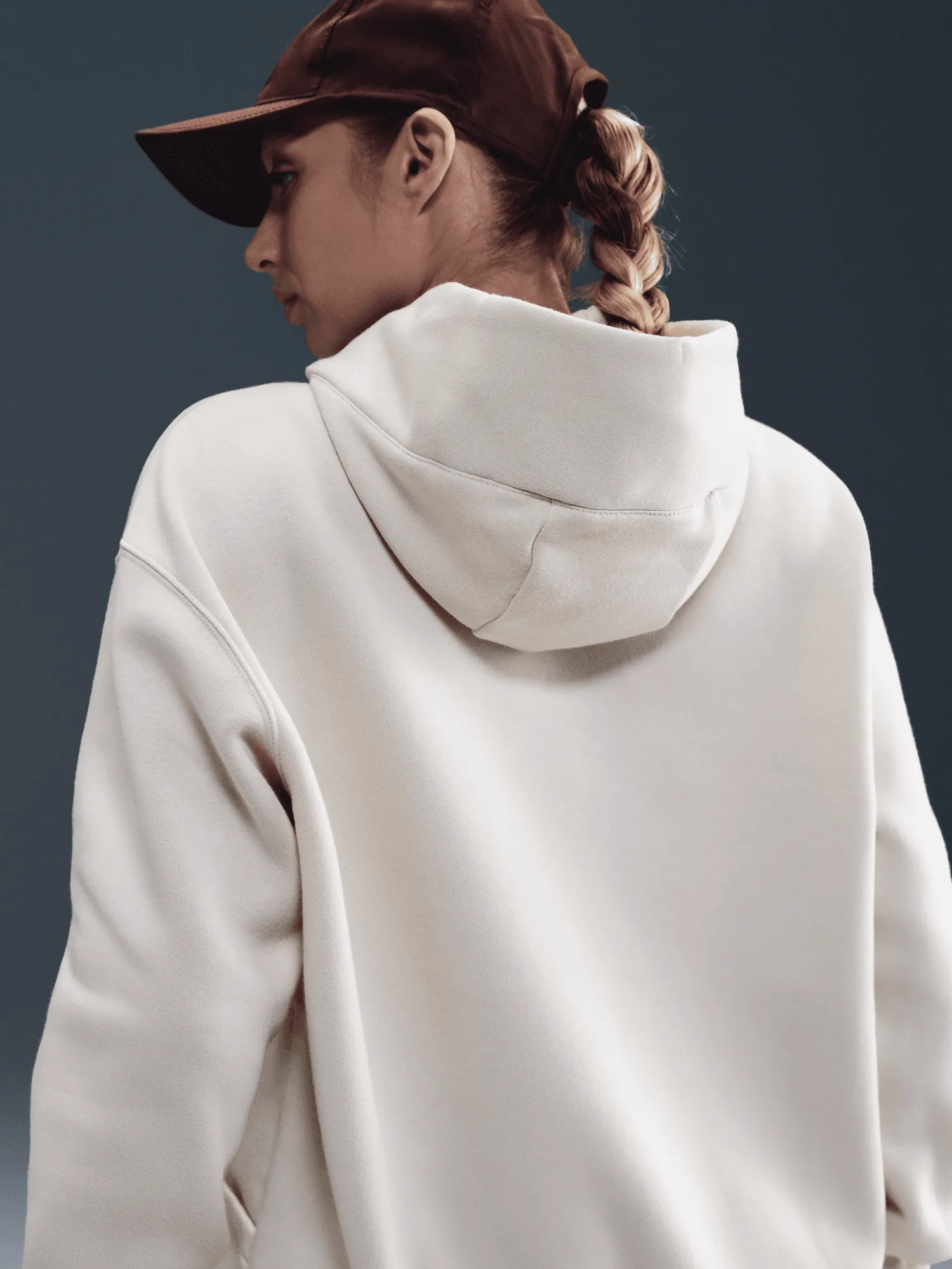 Adjustable City Trend Phoenix Fleece Oversized Pullover Hoodie