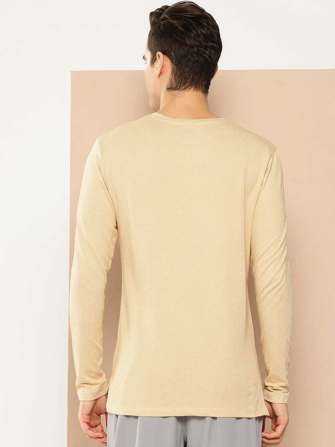 Inner Peace Men Yoga Tee Antibacterial Treatment