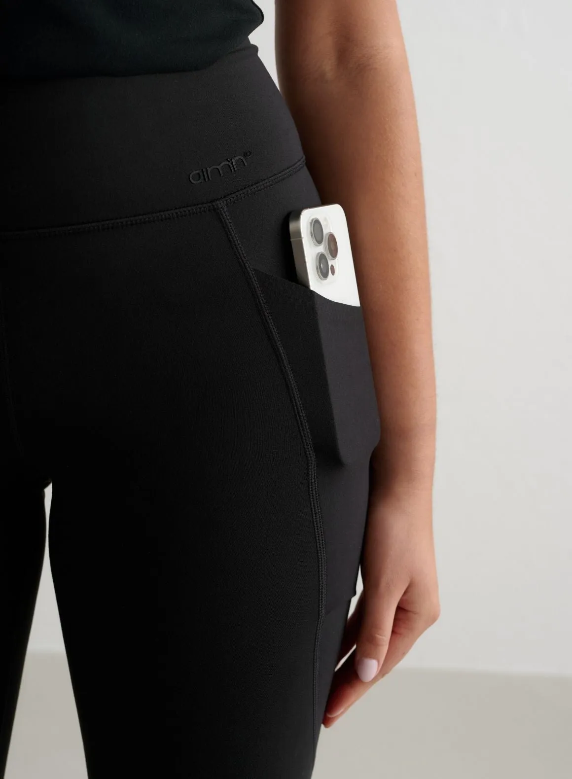 Natural Touch Black Sense Pocket Tights