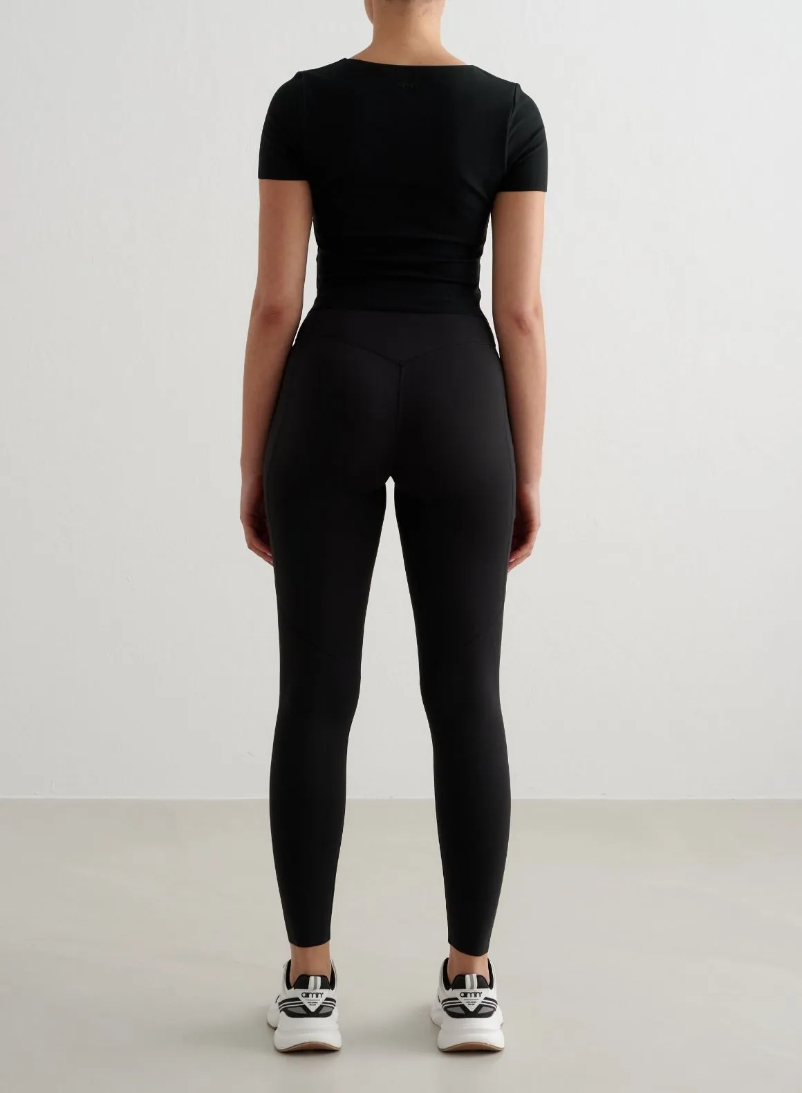 Black Sense Pocket Tights Pro Athlete Breathable Fabric