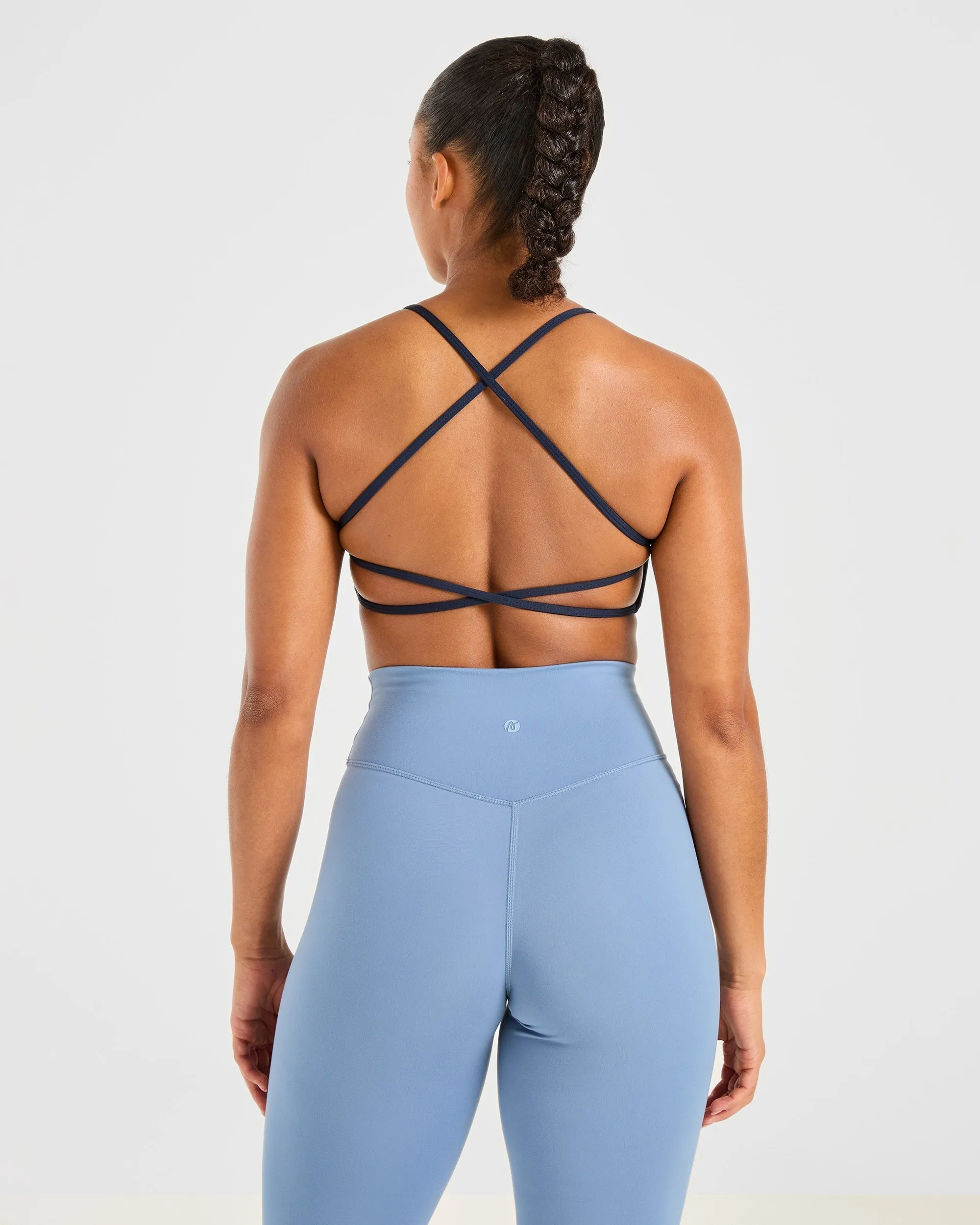 Essential Crossback Sports Bra - Deep Navy Versatile use