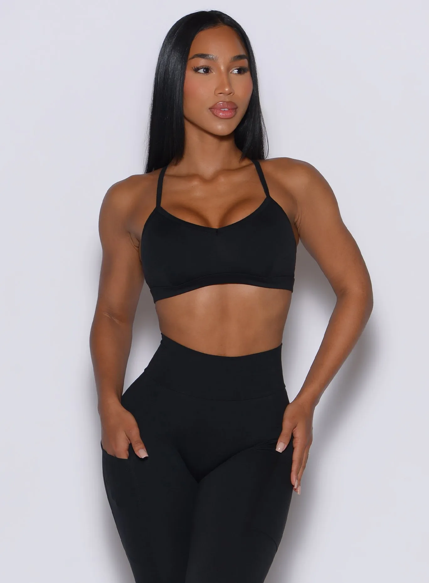 Mesh Diamond Sports Bra