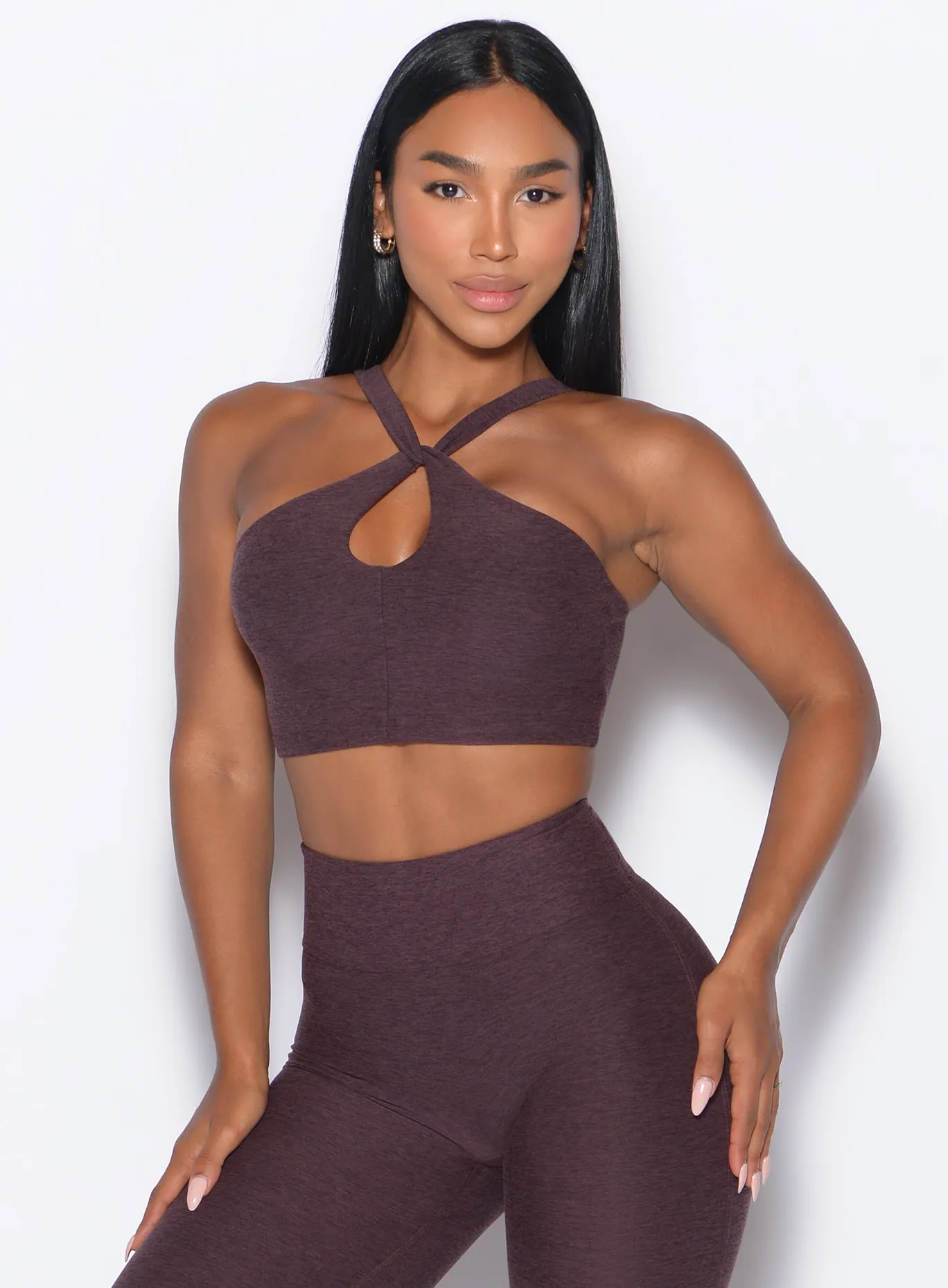 Accessorized seams Twist Up Bra