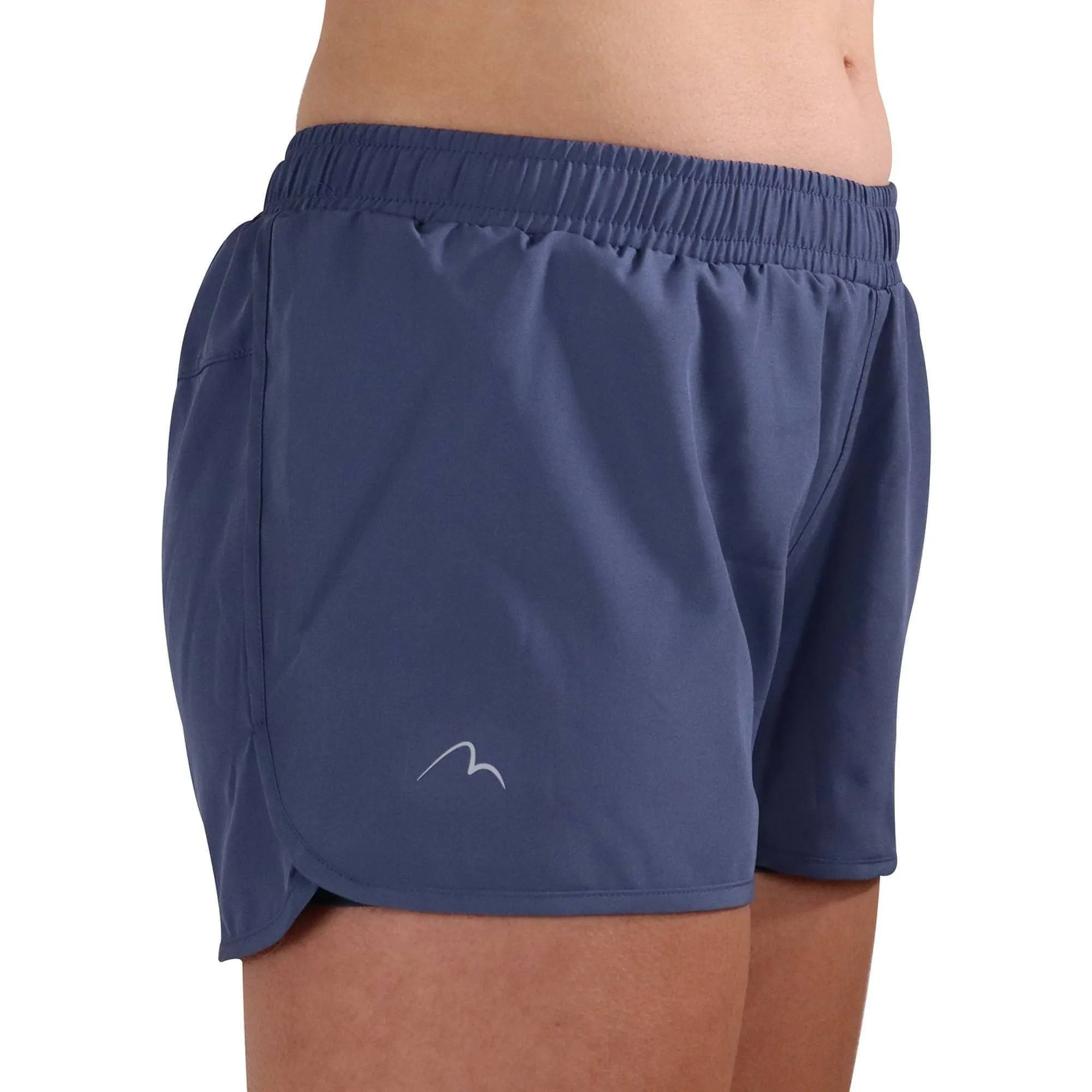 More Mile Racer Split Womens Running Shorts - Blue kids' style finance industry